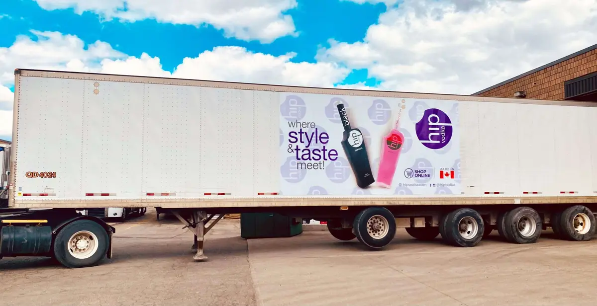 Hip Vodka vehicle wrap, photo 1