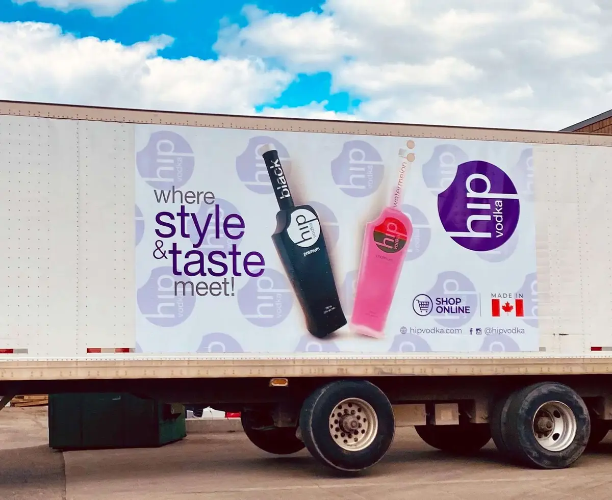 Hip Vodka vehicle wrap, photo 2