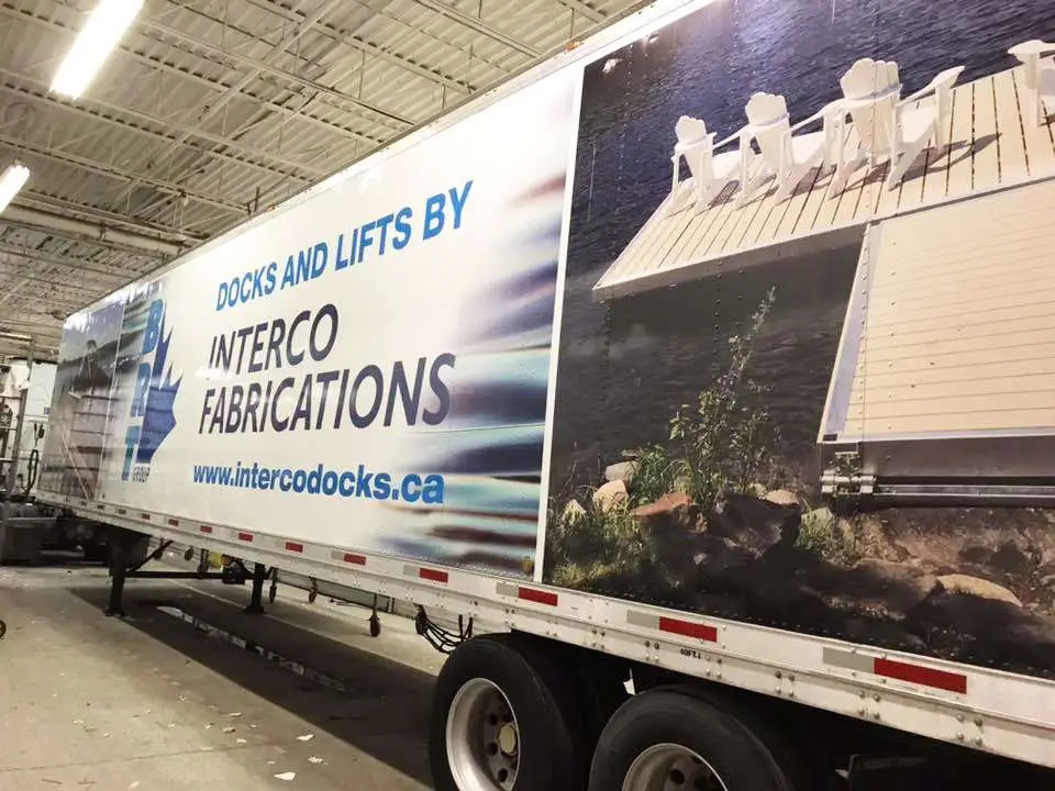 Interco Docks vehicle wrap, photo 2