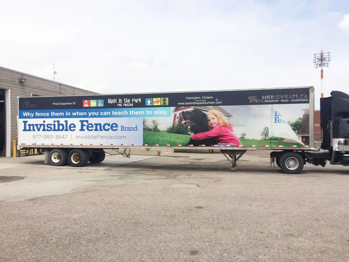 Invisible Fence vehicle wrap, photo 1
