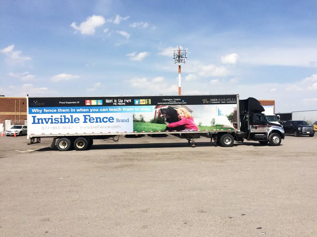 Invisible Fence vehicle wrap, photo 2