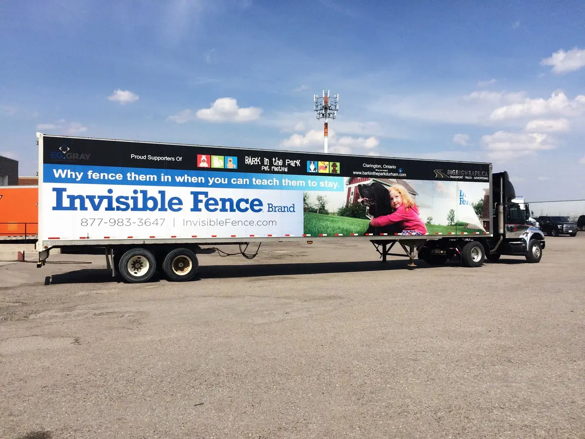 Invisible Fence vehicle wrap, photo 4