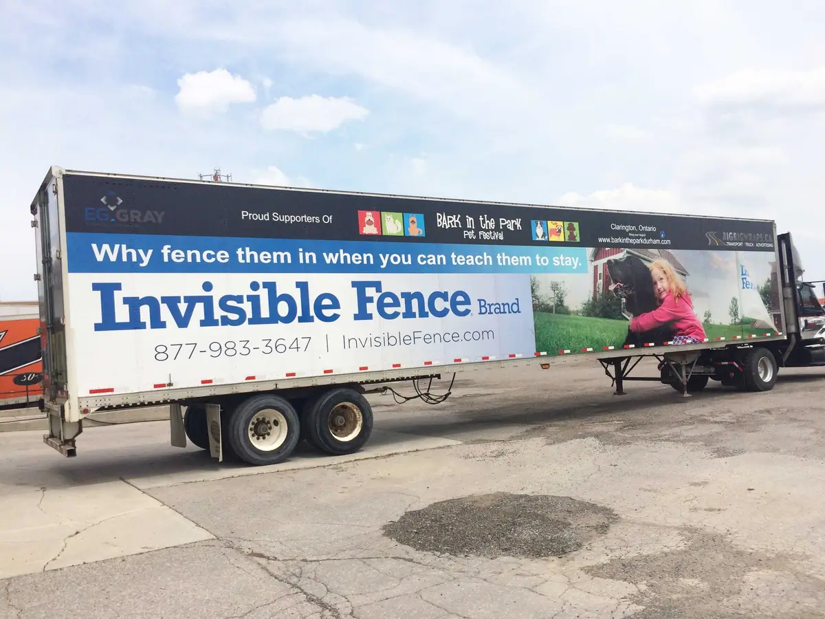 Invisible Fence vehicle wrap, photo 5