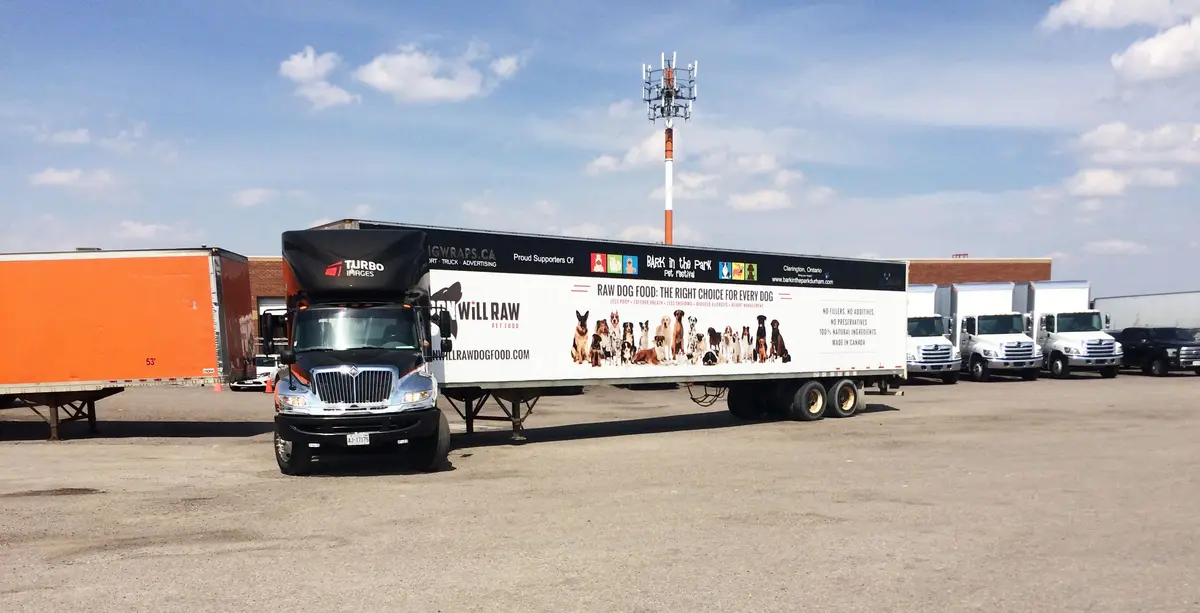 Iron Will Raw Pet Food vehicle wrap, photo 5