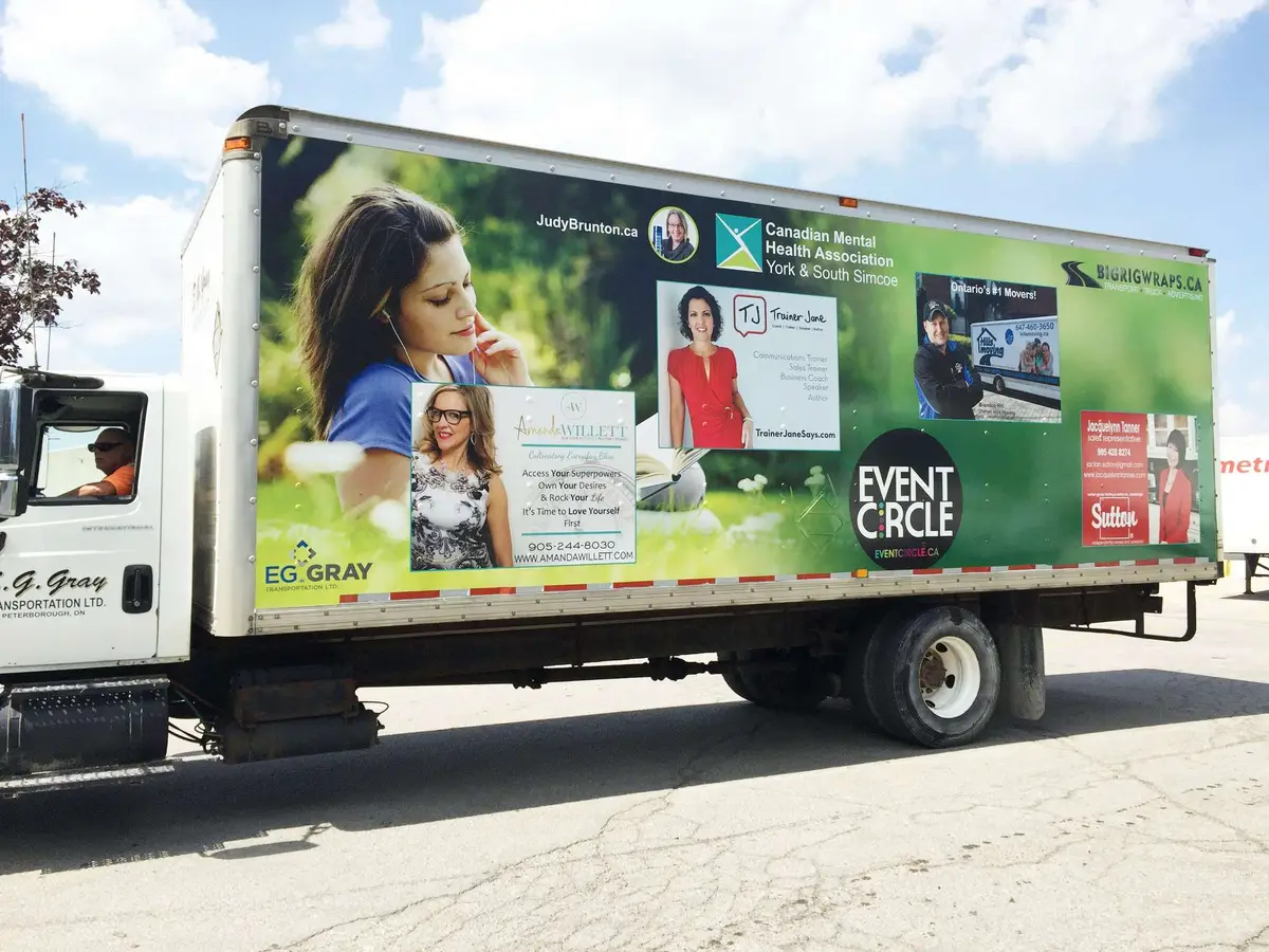 Jane Warr Selling On The Spot Marketplace vehicle wrap, photo 2