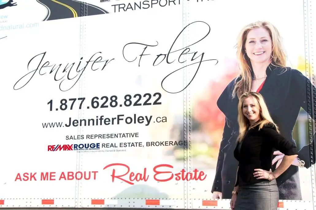 Jennifer Foley Realtor vehicle wrap, photo 3
