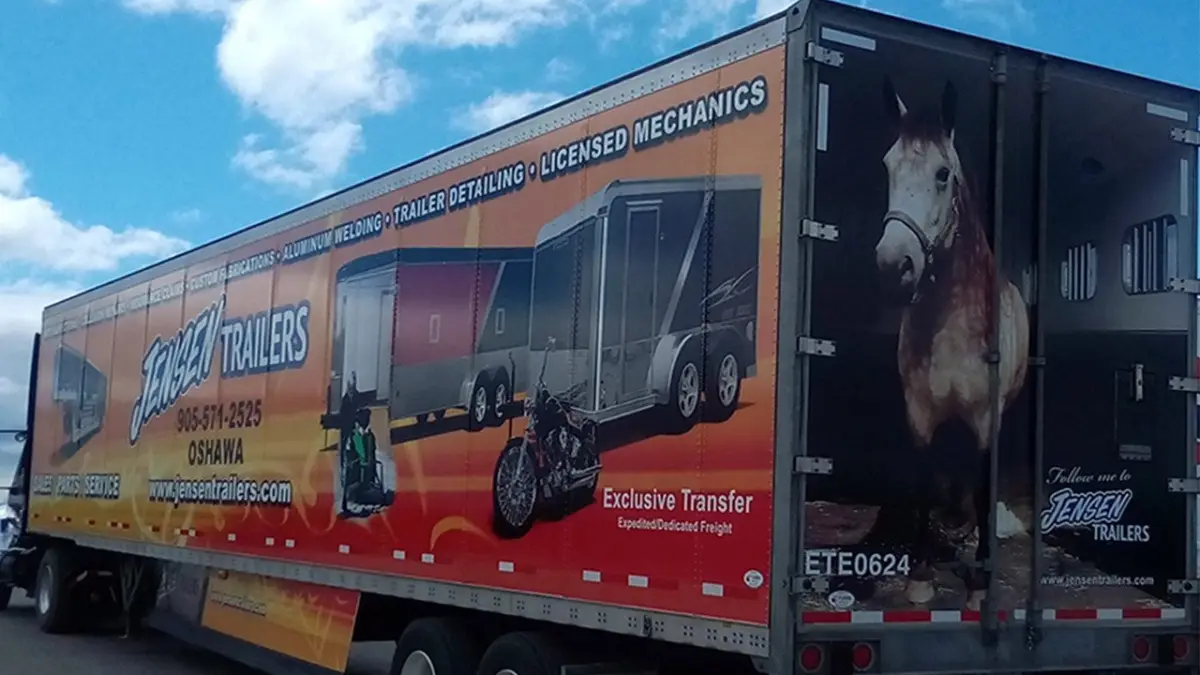 Jensen Trailers vehicle wrap, photo 2