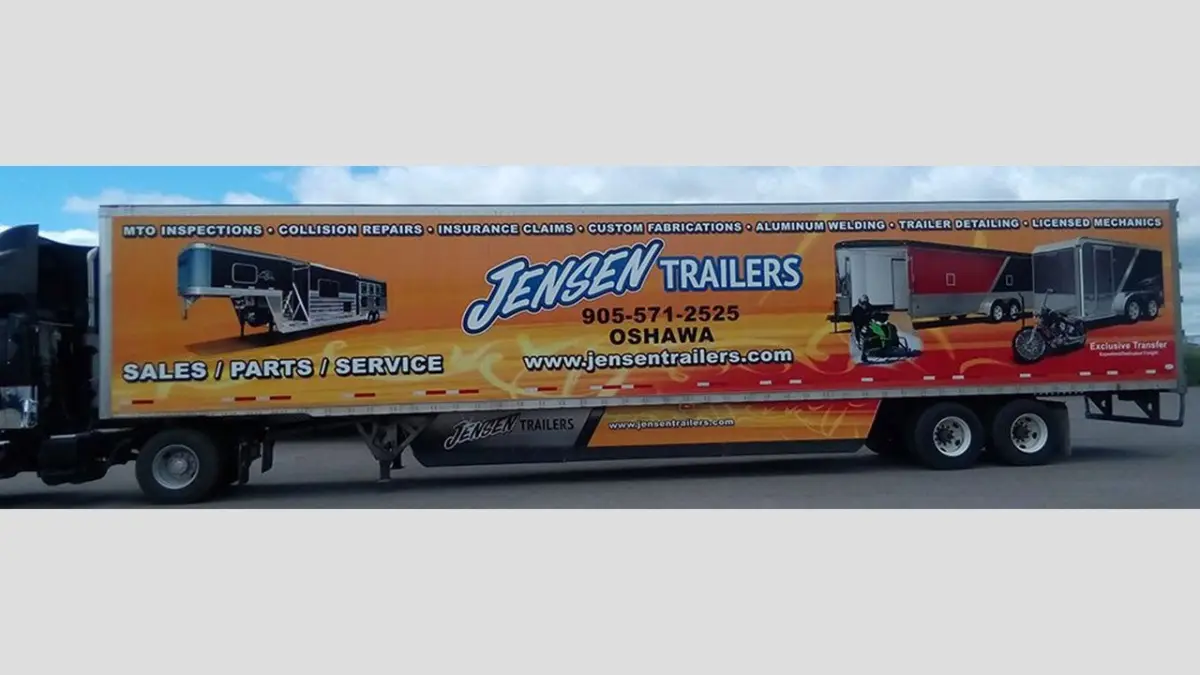 Jensen Trailers vehicle wrap, photo 5