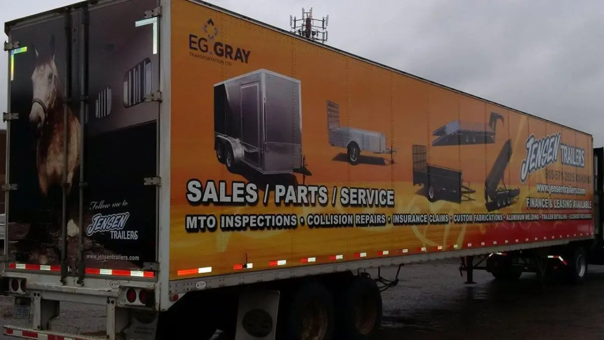 Jensen Trailers vehicle wrap, photo 6