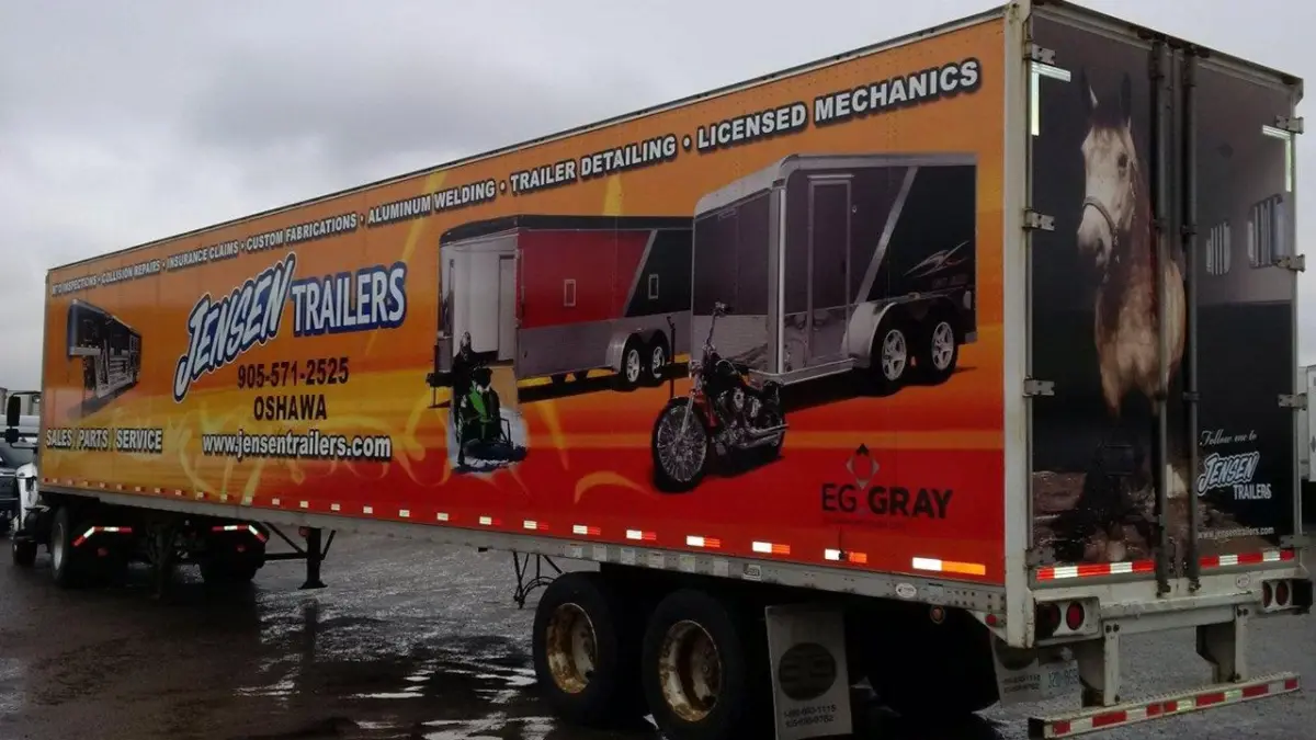 Jensen Trailers vehicle wrap, photo 7