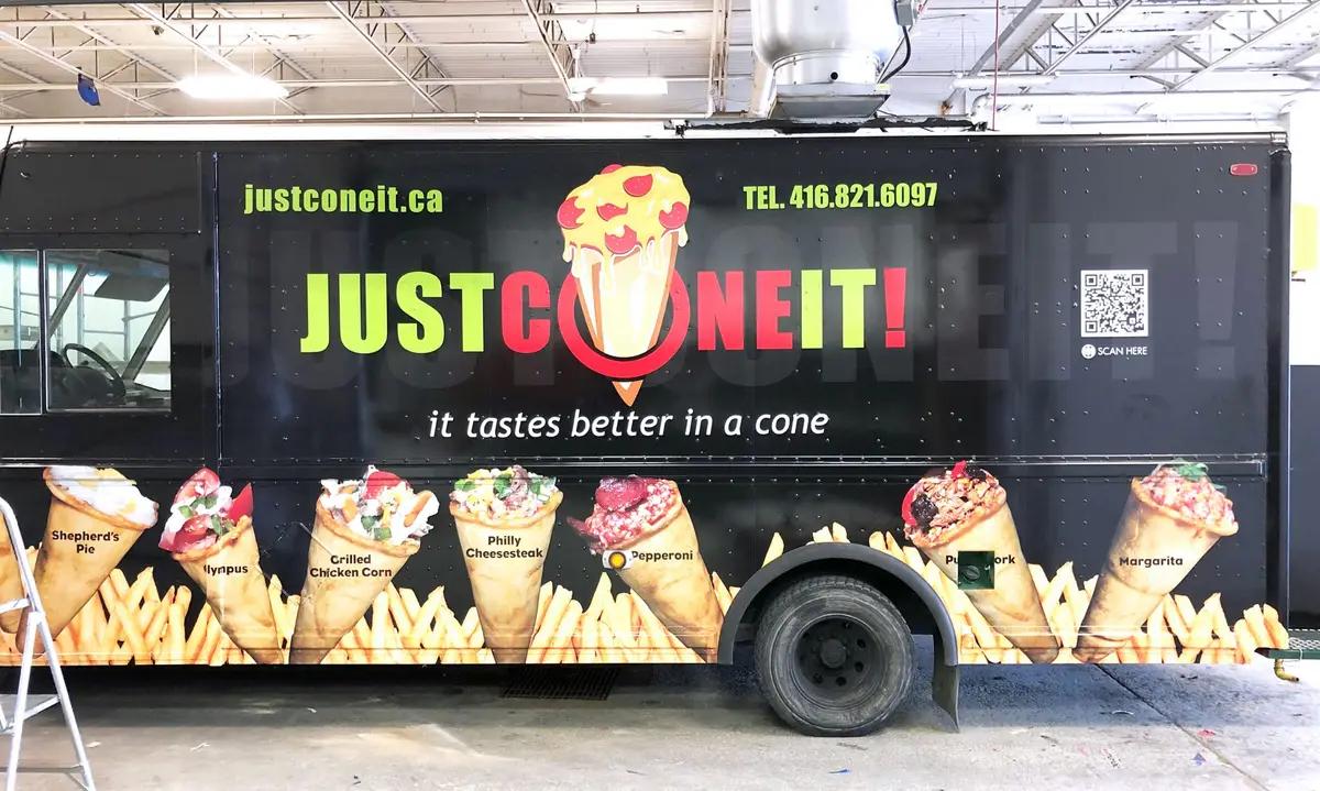 JUST CONE IT vehicle wrap, photo 1