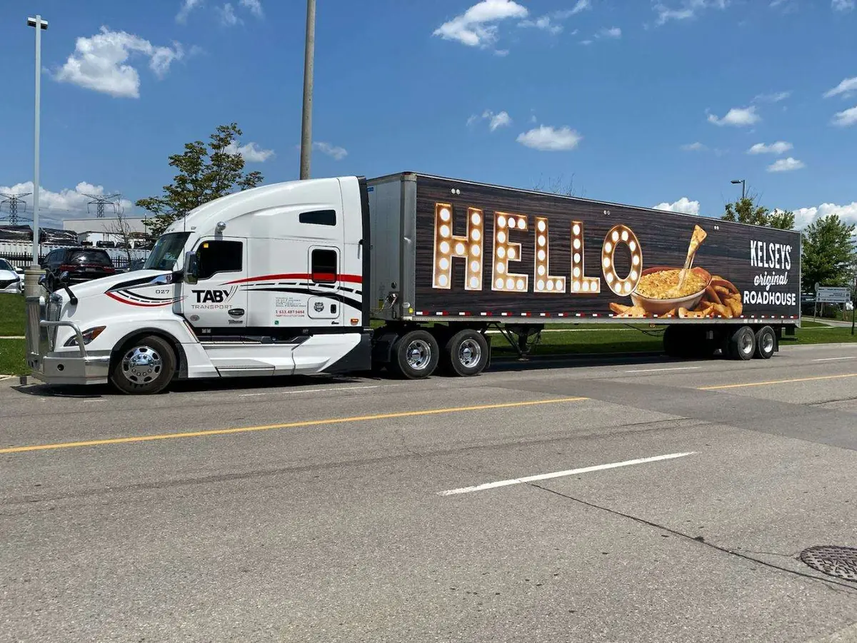 Kelseys Original Roadhouse vehicle wrap, photo 2
