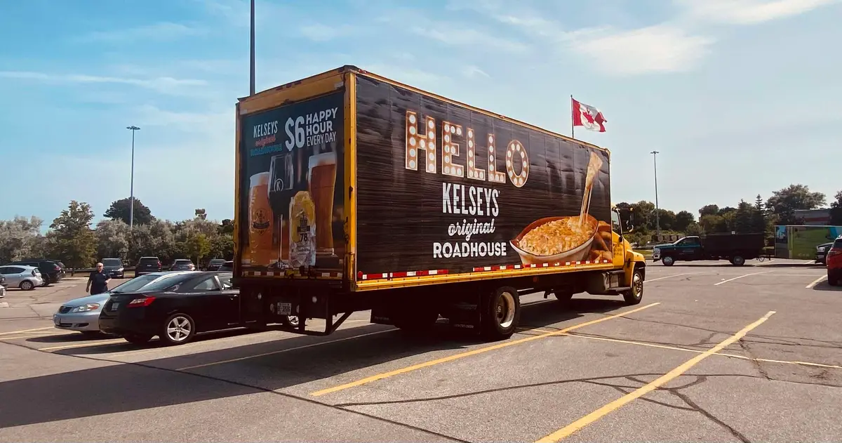 Kelseys Original Roadhouse vehicle wrap, photo 4