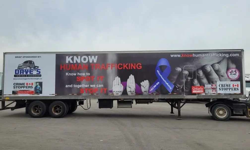 Know Human Trafficking vehicle wrap, photo 12