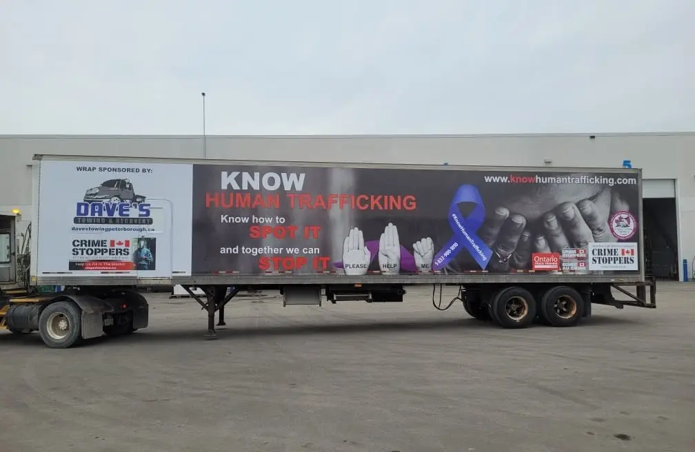 Know Human Trafficking vehicle wrap, photo 13