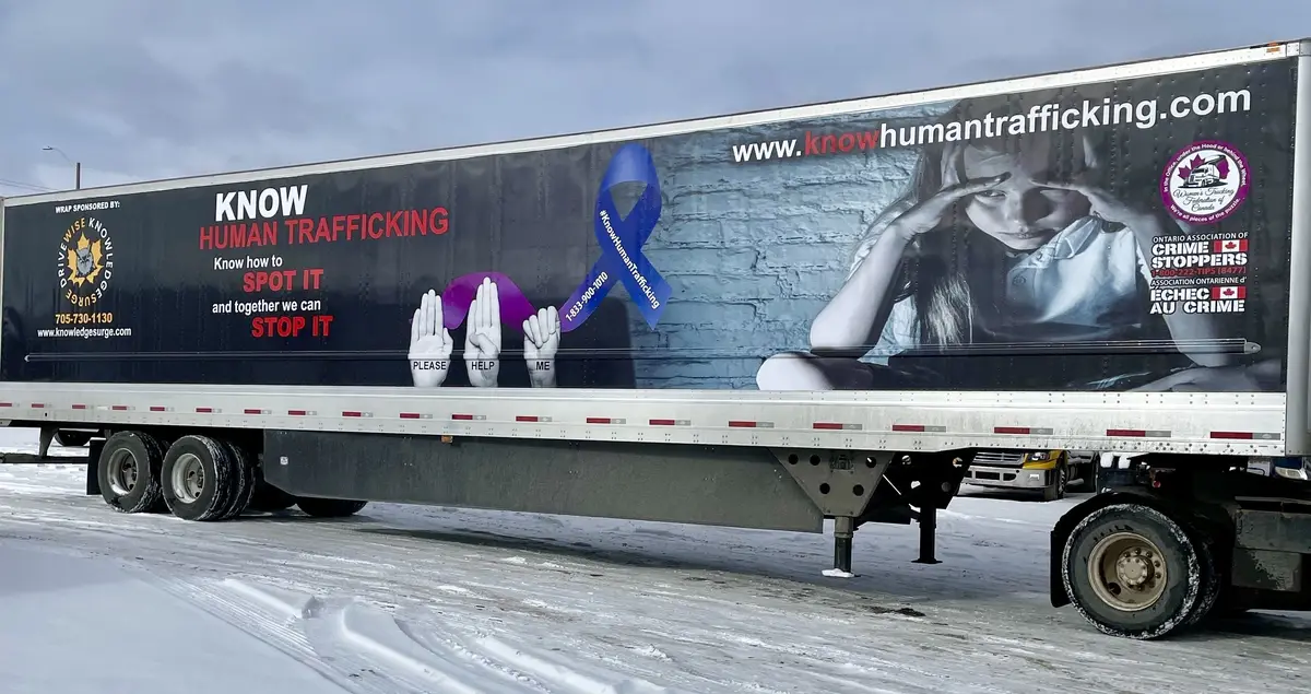 Know Human Trafficking vehicle wrap, photo 4