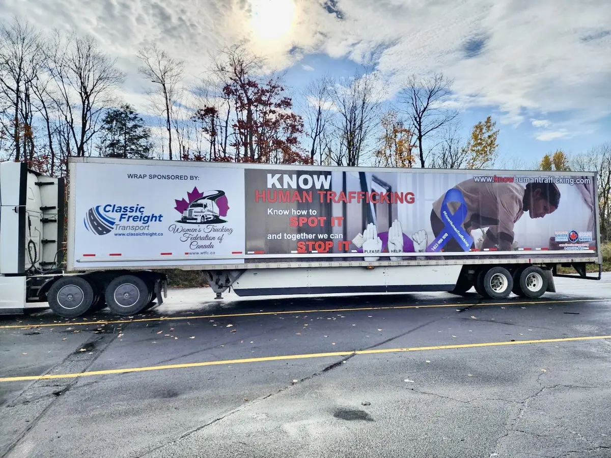 Know Human Trafficking vehicle wrap, photo 9