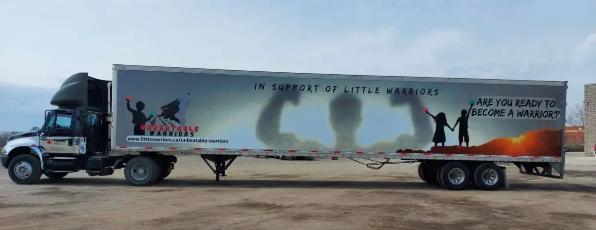 Little Warriors vehicle wrap, photo 1