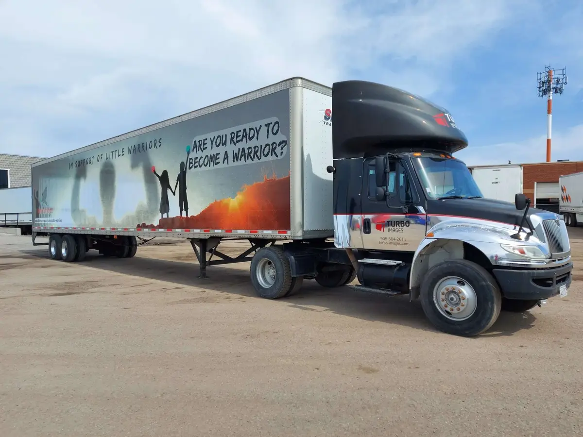 Little Warriors vehicle wrap, photo 6