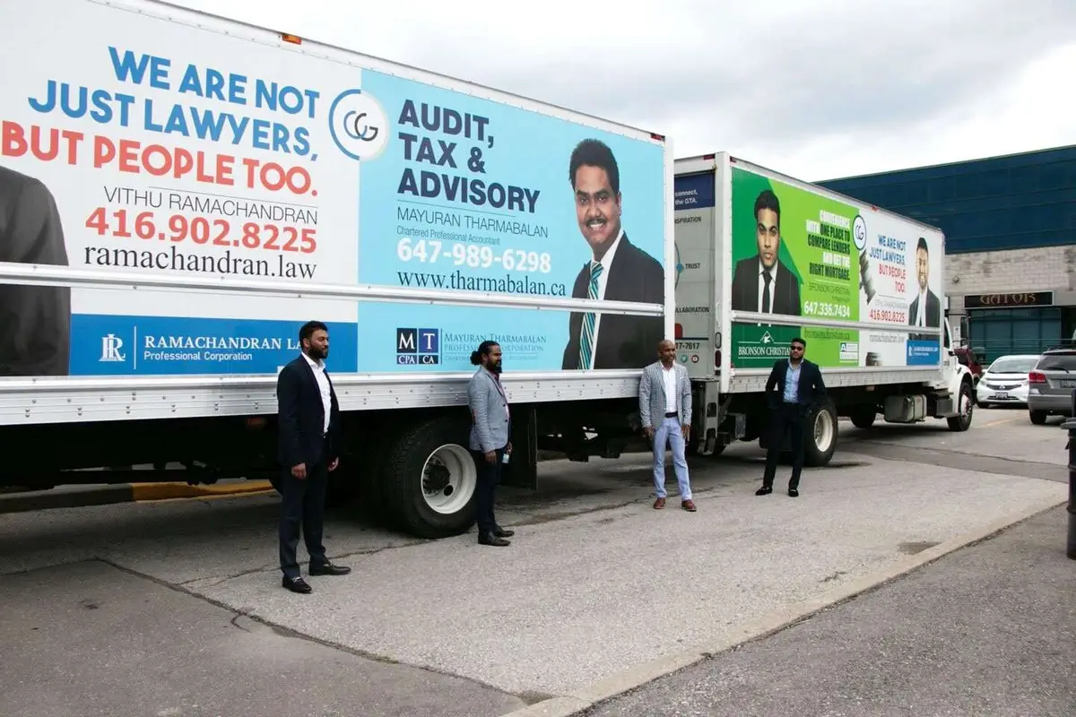 Mayuran Tharmabalan Professional Corporation vehicle wrap, photo 3