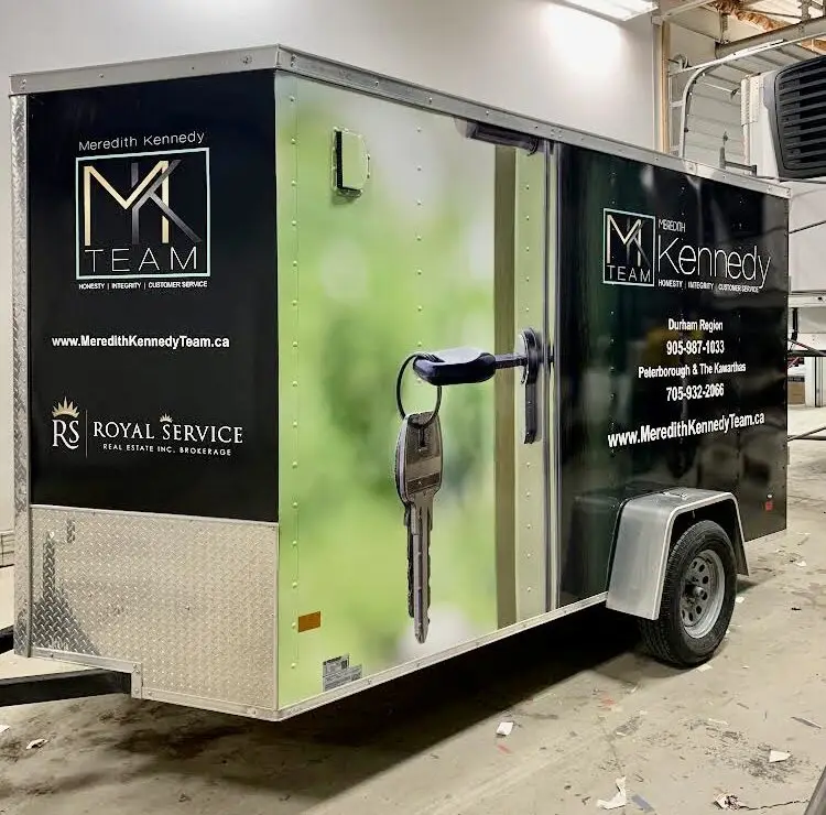 Meredith Kennedy vehicle wrap, photo 1