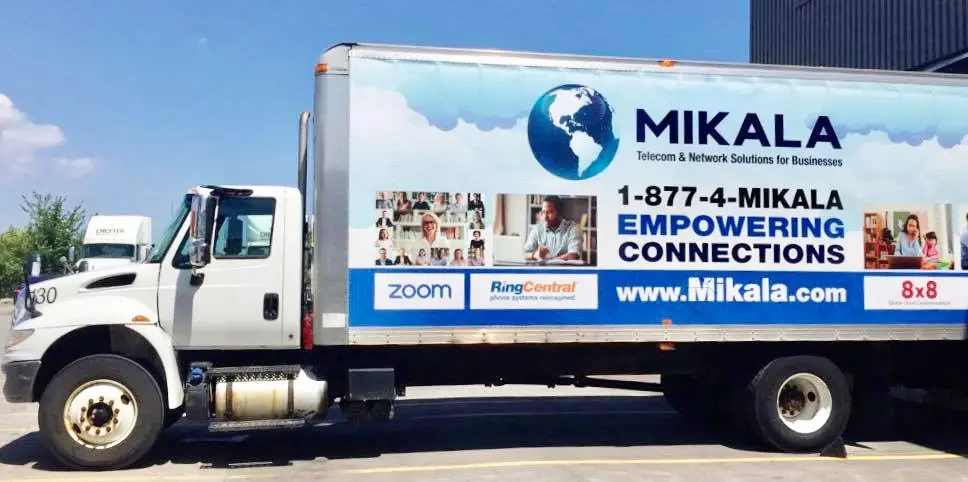 Mikala Telecom vehicle wrap, photo 1