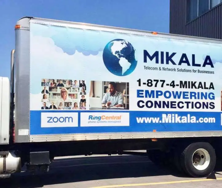 Mikala Telecom vehicle wrap, photo 3