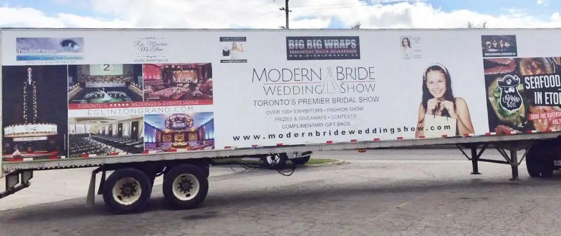 Modern Bride Wedding Show vehicle wrap, photo 2