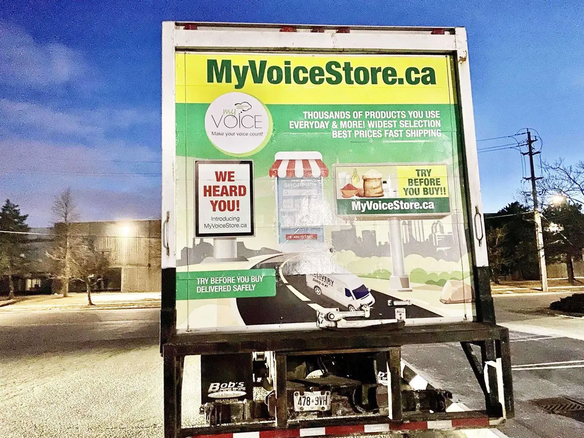 MyVoice Store vehicle wrap, photo 1