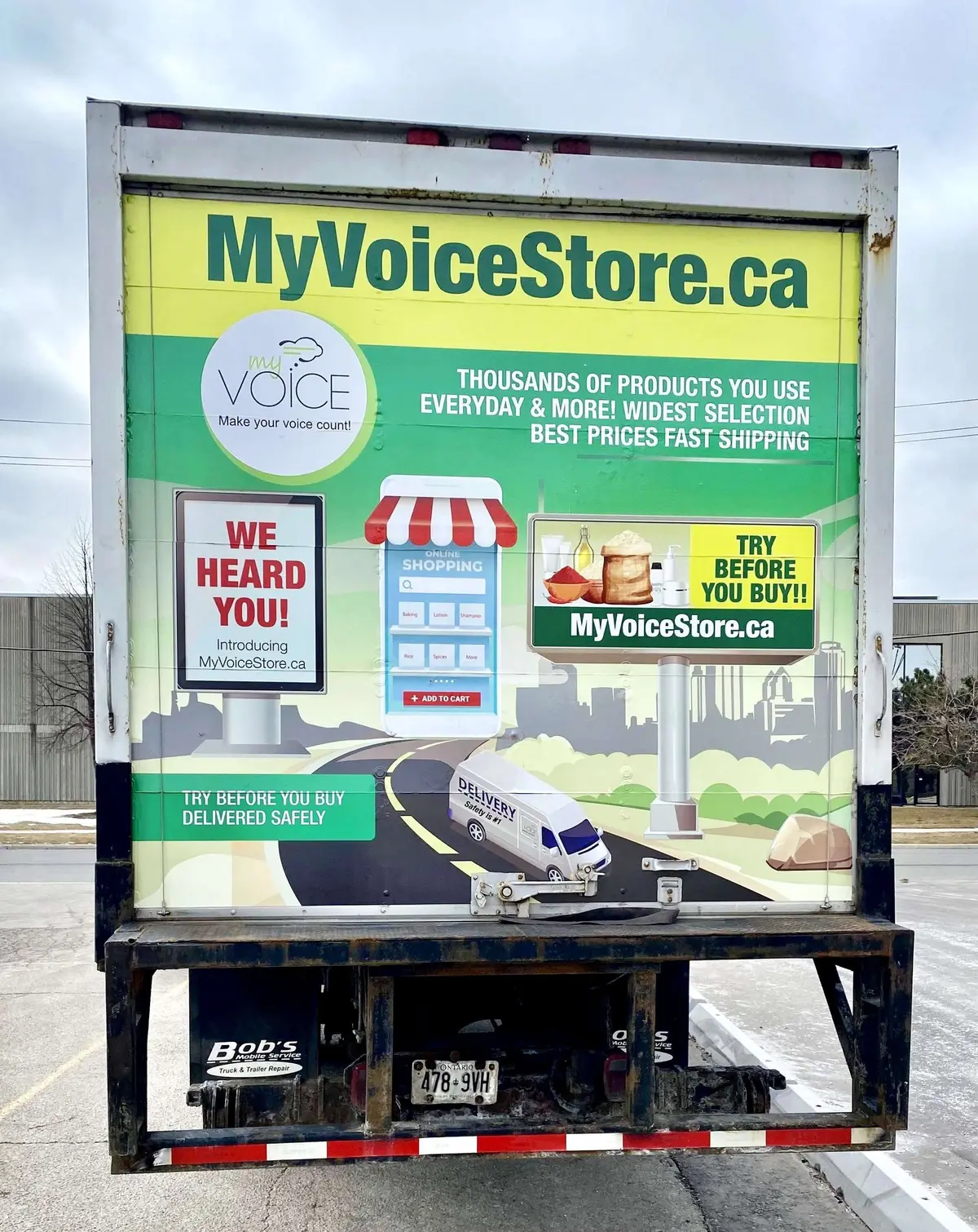MyVoice Store vehicle wrap, photo 2