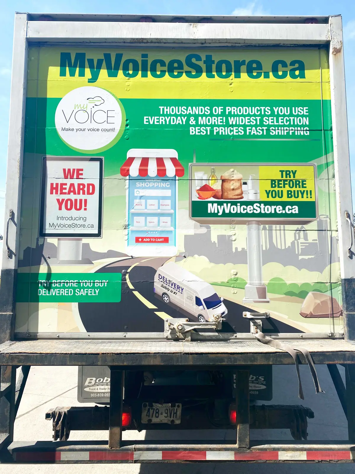 MyVoice Store vehicle wrap, photo 3