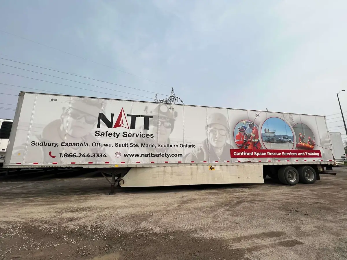 NATT Safety Services vehicle wrap, photo 1