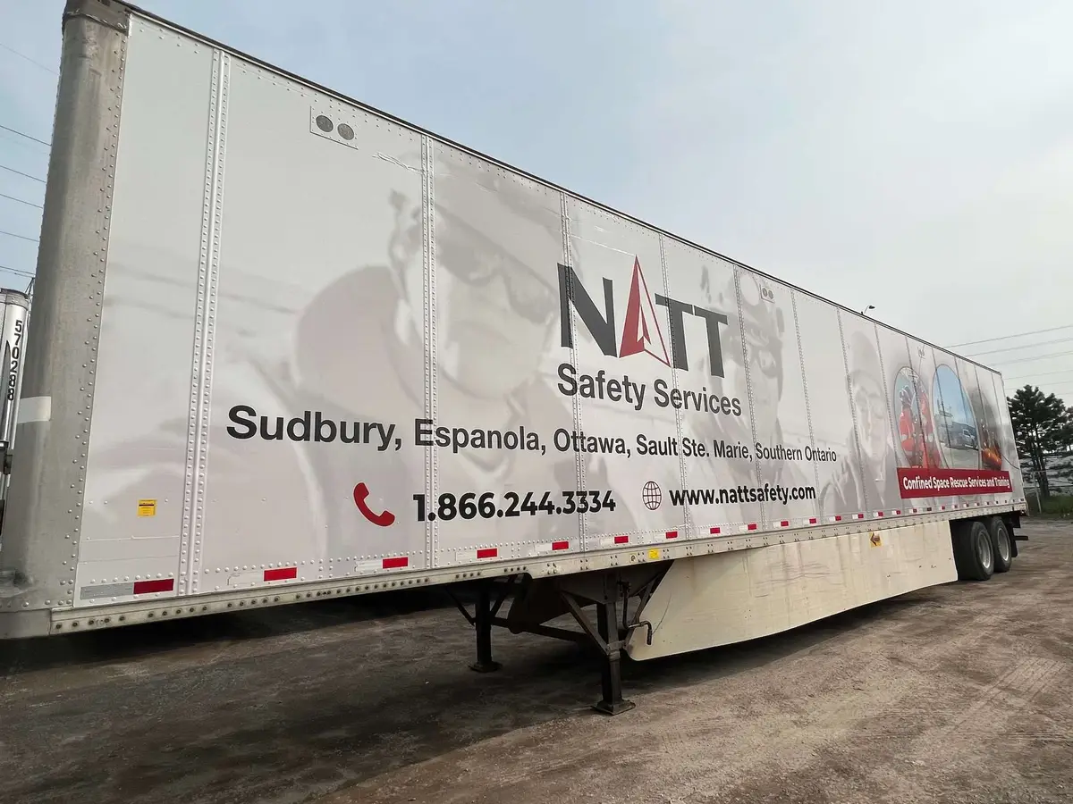 NATT Safety Services vehicle wrap, photo 2