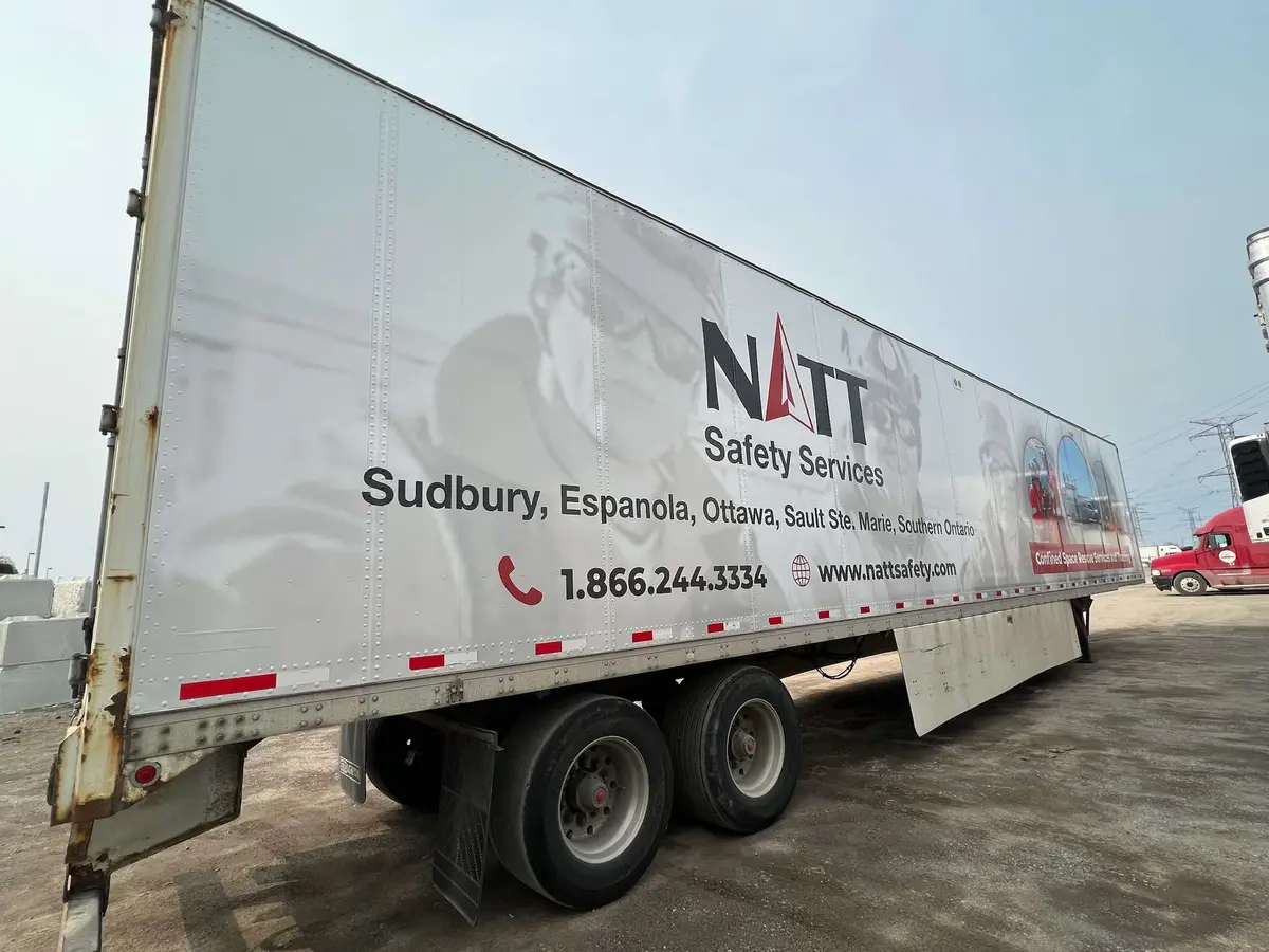 NATT Safety Services vehicle wrap, photo 3