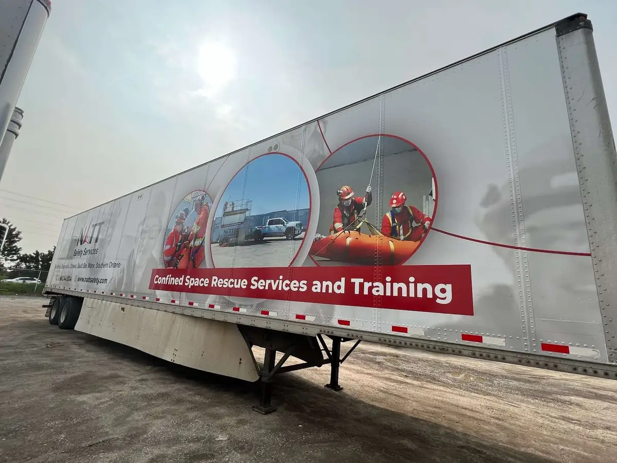 NATT Safety Services vehicle wrap, photo 5