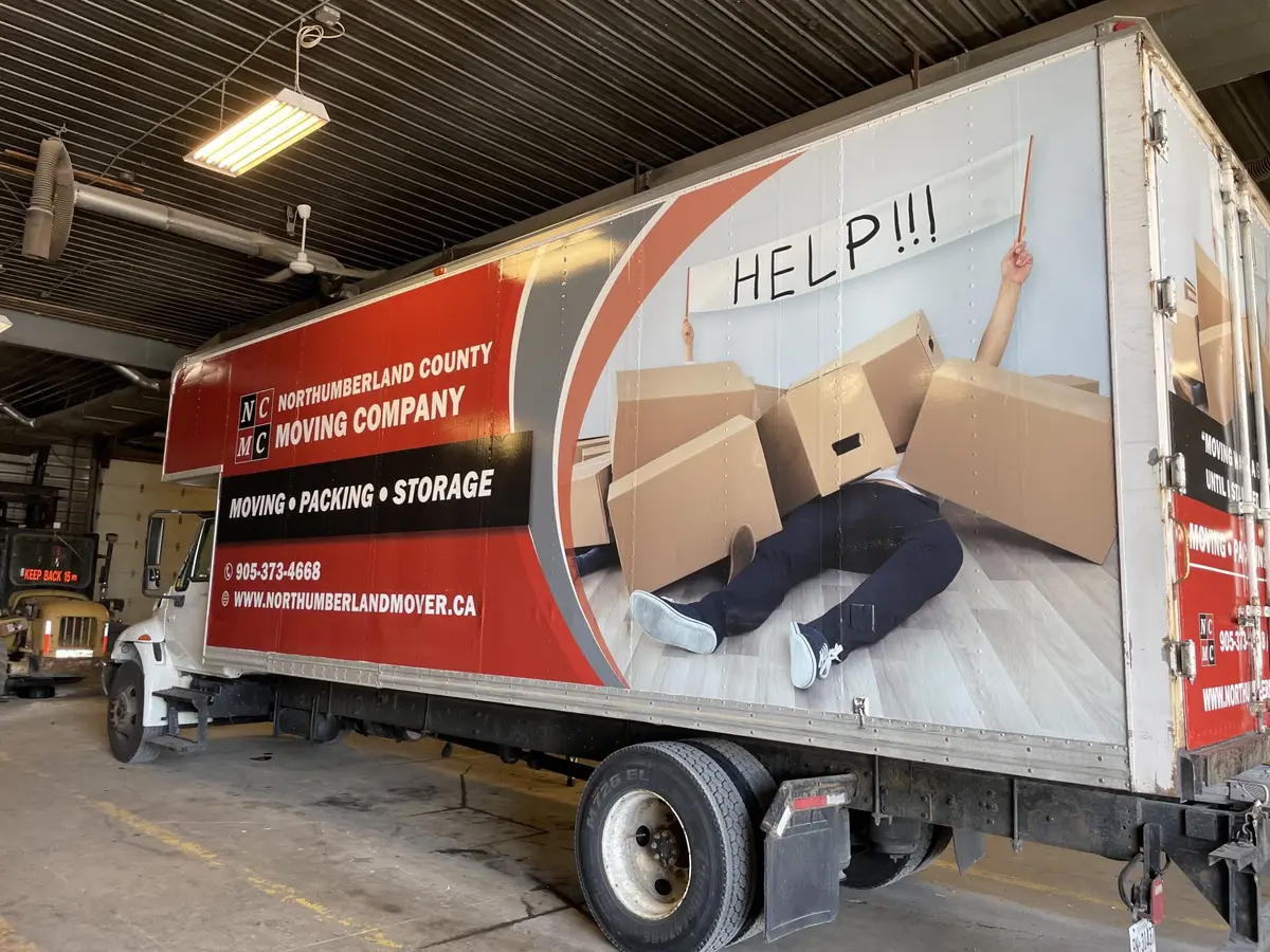 Northumberland Movers vehicle wrap, photo 1