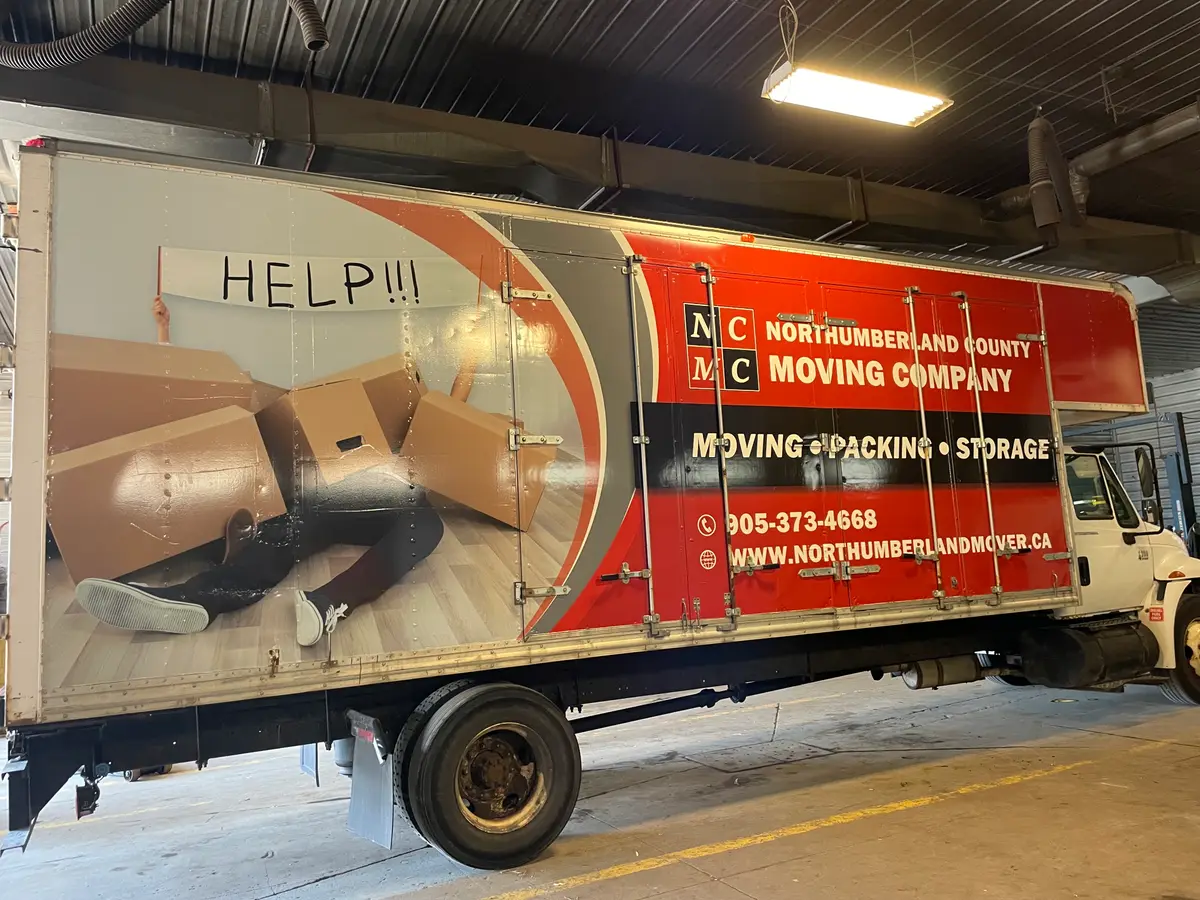 Northumberland Movers vehicle wrap, photo 3