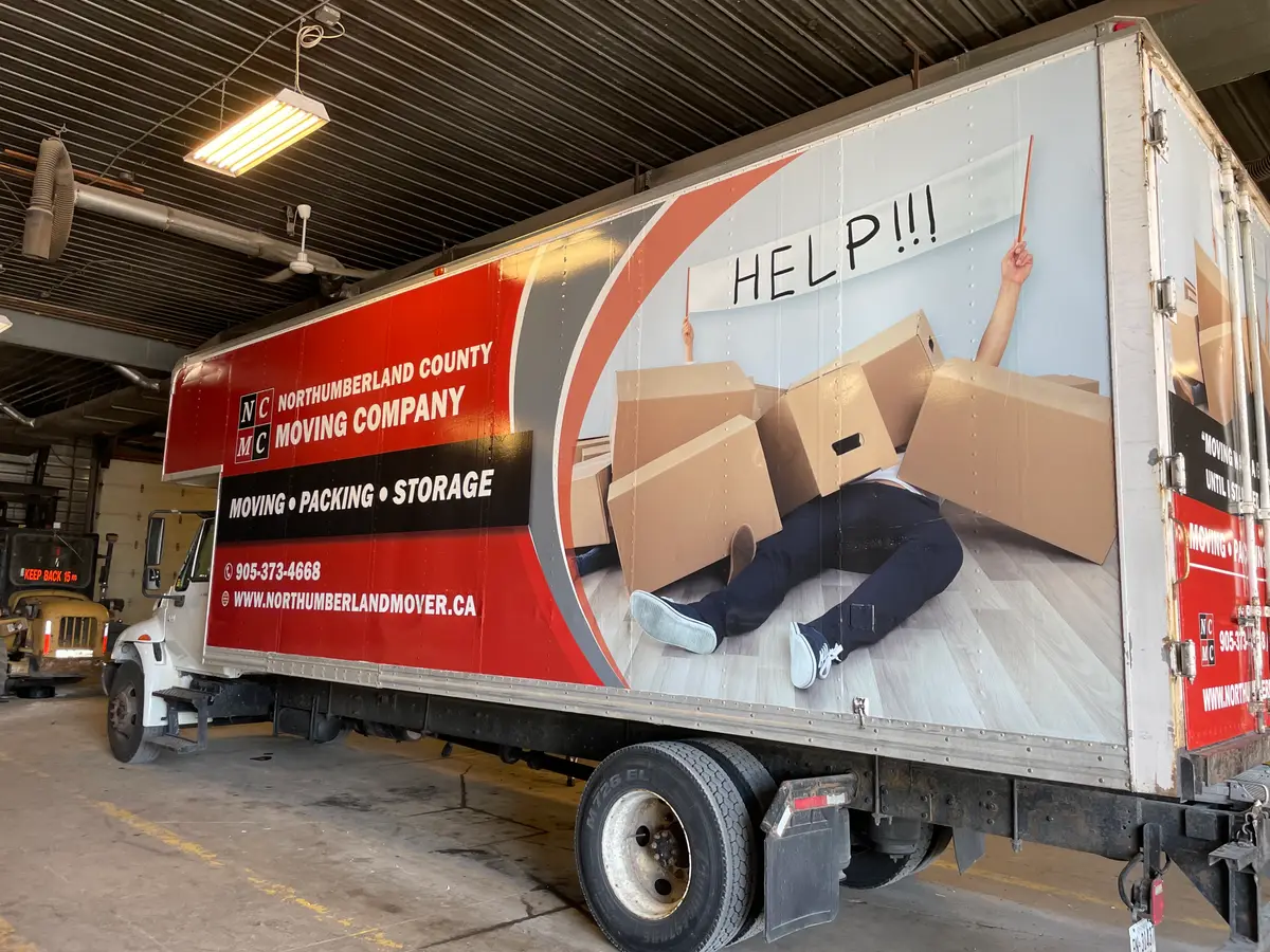 Northumberland Movers vehicle wrap, photo 4