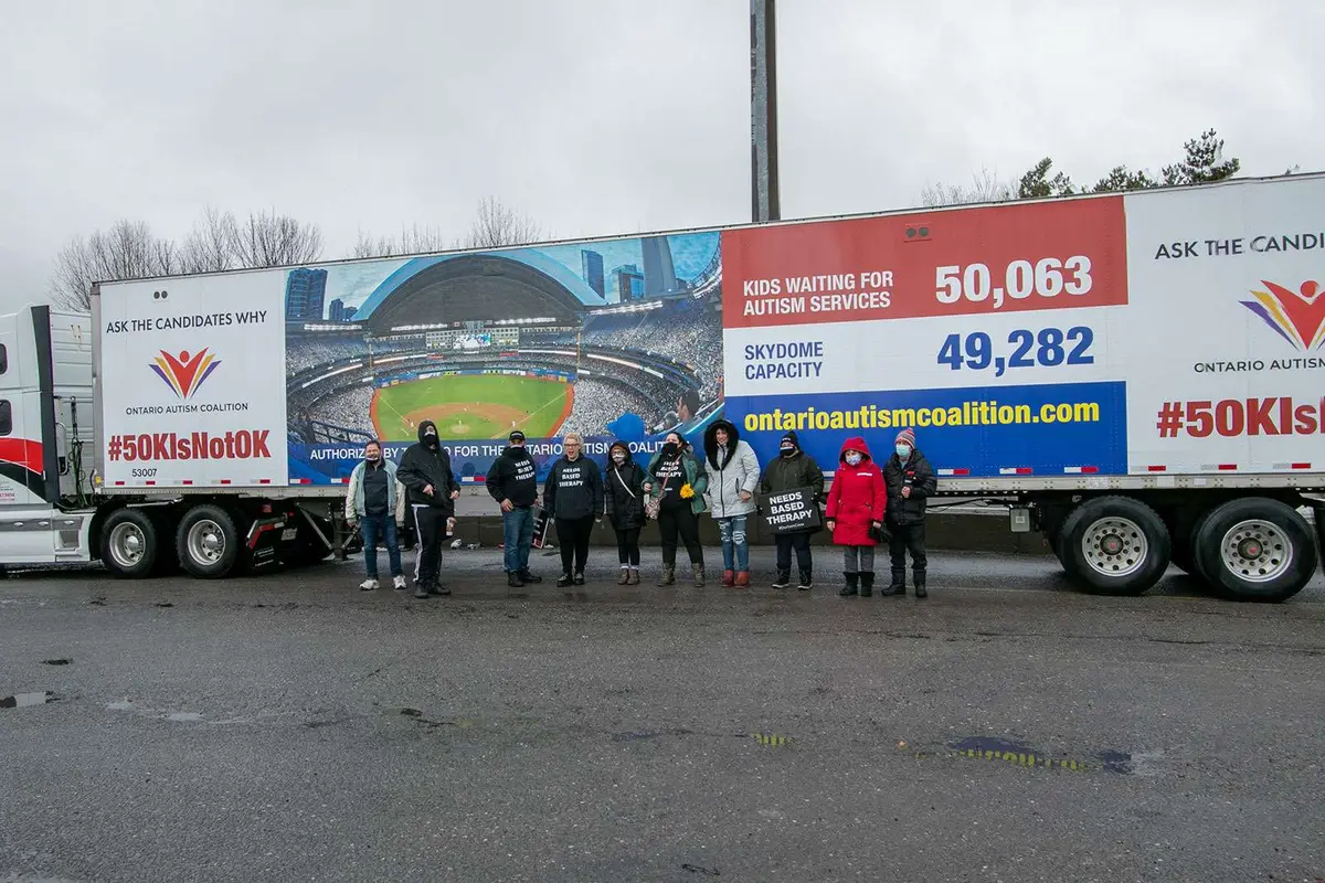 Ontario Autism Coalition vehicle wrap, photo 3