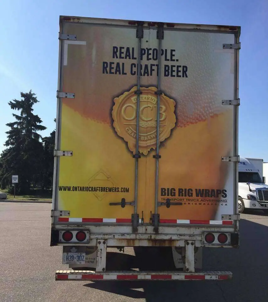 Ontario Craft Brewers vehicle wrap, photo 3