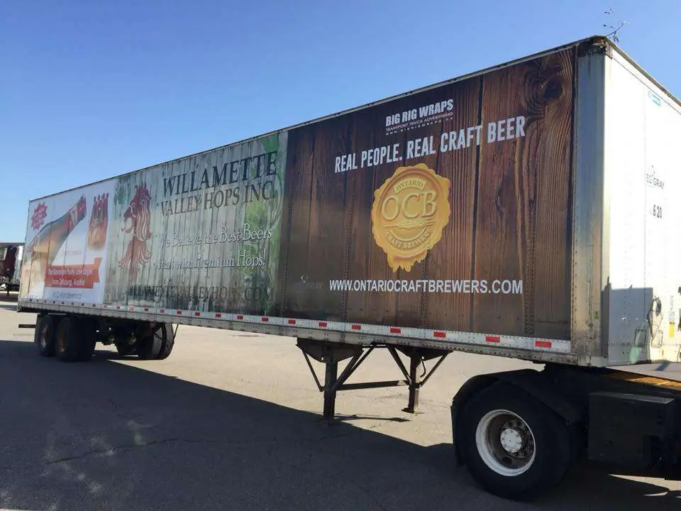 Ontario Craft Brewers vehicle wrap, photo 4