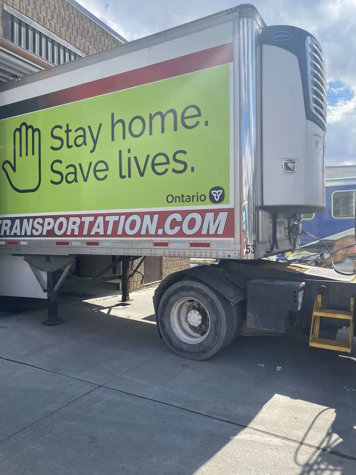Ontario Public Service Messaging vehicle wrap, photo 4