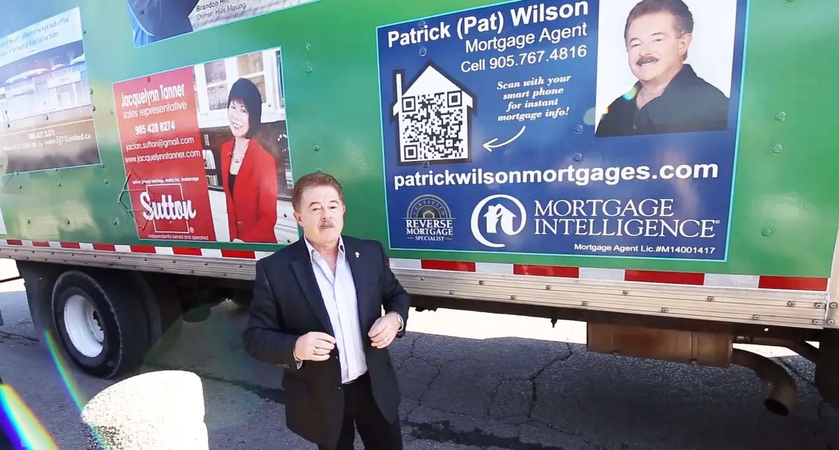 Pat Wilson Mortgage Intelligence vehicle wrap, photo 1