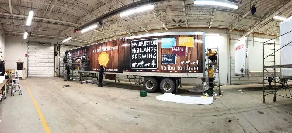 Railway City Brewing Co vehicle wrap, photo 2