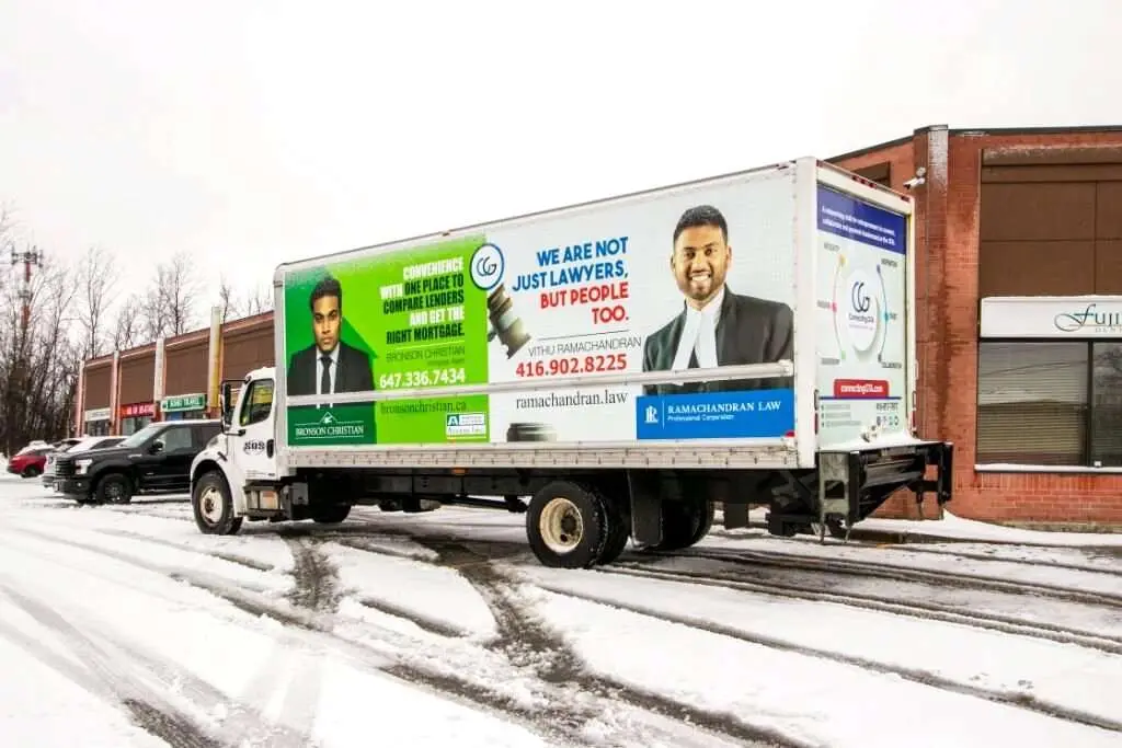 Ramachandran Law vehicle wrap, photo 1