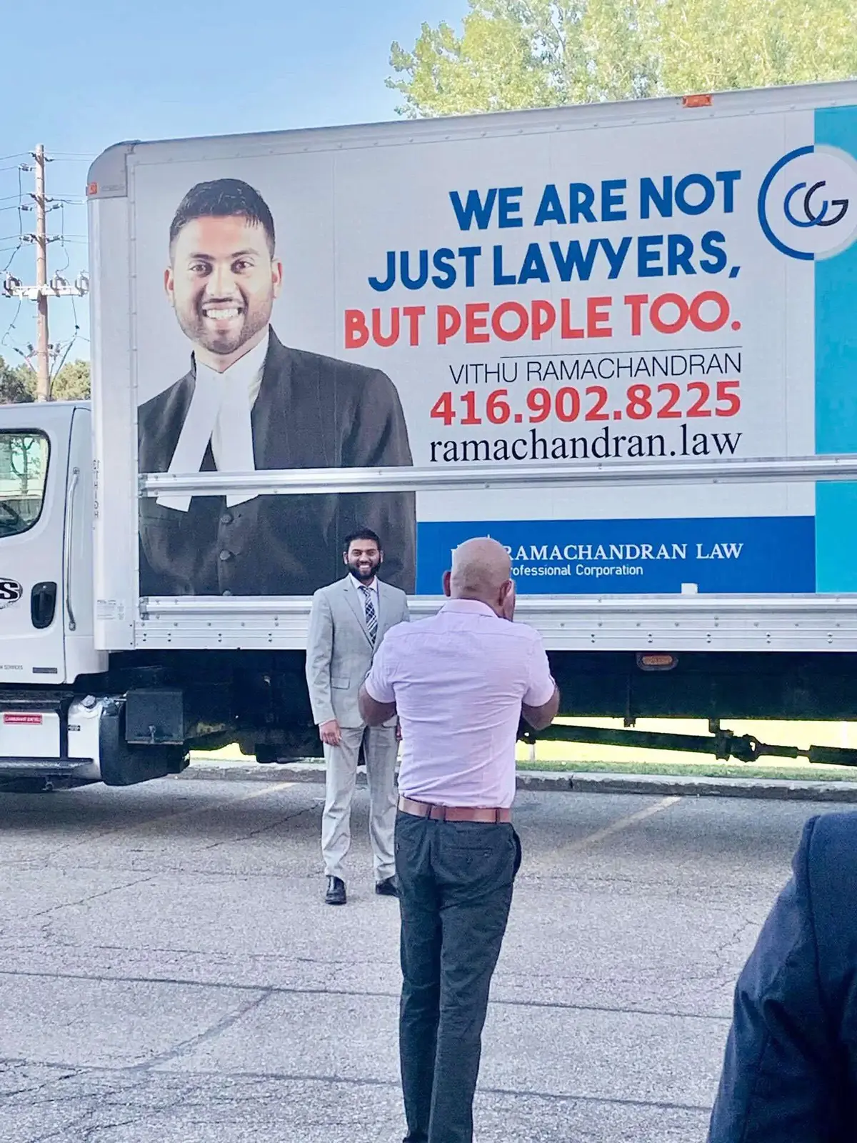 Ramachandran Law vehicle wrap, photo 3