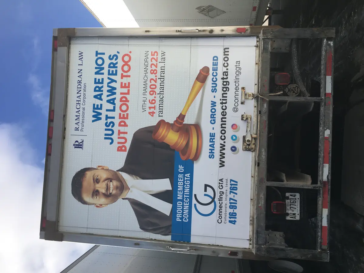 Ramachandran Law vehicle wrap, photo 4