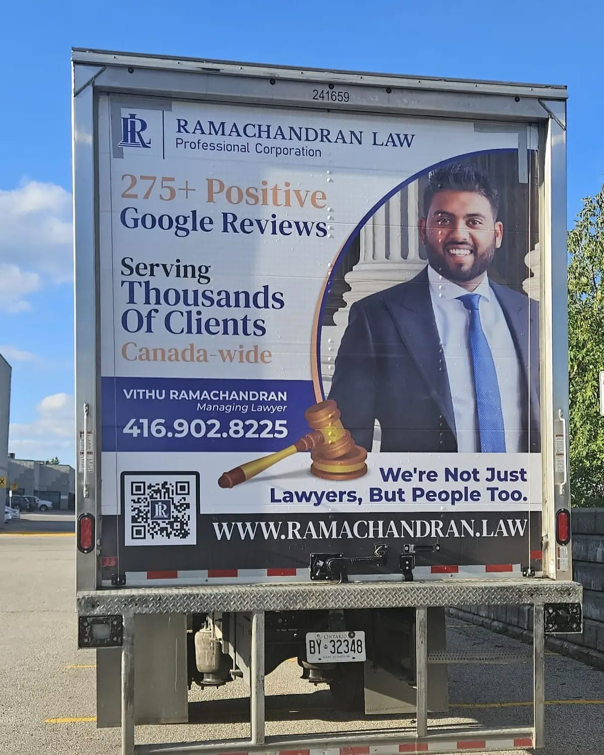 Ramachandran Law vehicle wrap, photo 5