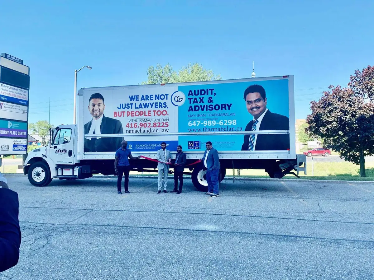 Ramachandran Law vehicle wrap, photo 8