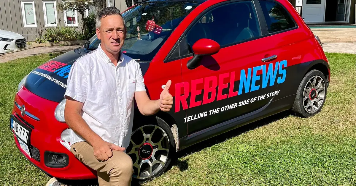 Rebel News vehicle wrap, photo 4
